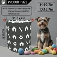 thumbnail image 5 of ASKETAM Baby Laundry Basket Kids Hamper Nursery Toy Storage Room Decor Organizer (Gray Dog House), 5 of 6