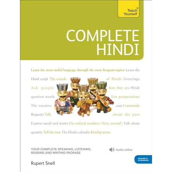 Pre-Owned Complete Hindi: Your Complete Speaking, Listening, Reading and Writing (Teach Yourself), 9781444106831, 144410683X, Paperback, 1 edition