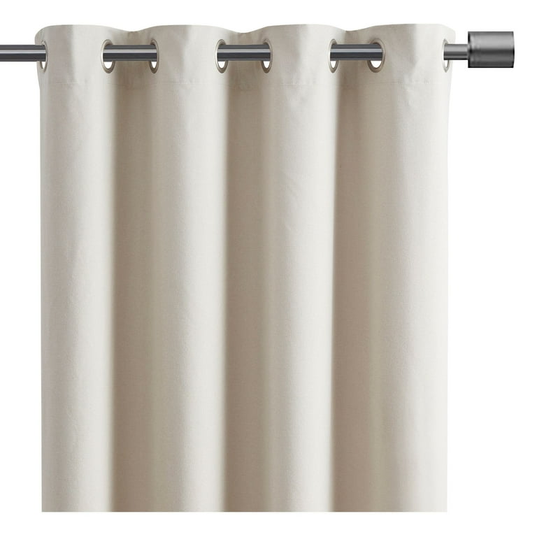 Eclipse Corte Solid Blackout Curtain, Panel Pair, Vanilla Eclipse Corte Solid Blackout Curtain, Panel Pair, Vanilla