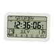 thumbnail image 2 of Reloj de pared digital decorativo, funciona con pilas, colgante, números grandes, sin tictac blanco, 2 of 9