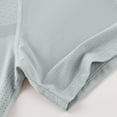 thumbnail image 6 of Men's Compression Shirt Mesh Short Sleeve Workout Gym Top Breathable Cool Dry Athletic Base Layer Undershirt T-Shirt for Sport Running Big and Tall Size M-3XL Gray, 6 of 9