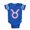 Royal Blue, variant on CafePress - Pink Zodiac Taurus - Cute Infant Baby Football Bodysuit