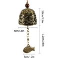 thumbnail image 3 of Fengshui Bell, 2 Pieces Vintage Dragon Bell Vintage Dragon Pattern Fengshui Wind Chimes For Home, 3 of 3