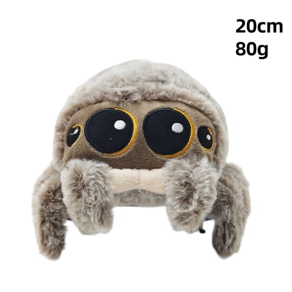 Lucas the Spider Cute Jumping Spider Plush Toy, 20cm