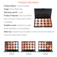 thumbnail image 2 of 15 colores corrector base crema contorno crema impermeable contorno profesional yeacher  Ocultador, 2 of 7