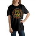 thumbnail image 2 of Cobra Kai Logo Slogan Mens Black T-shirt (Large), 2 of 3