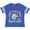 Football Blue and White, variant on Inktastic Happy Hanukkah Dreidel and Laurels Boys or Girls Toddler T-Shirt