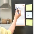 thumbnail image 6 of Inkdotpot Pack of 6 Funny Magnetic Dry Erase List For Fridge, Wipe Clean w/ NoStain, Quick Notes Shopping & Grocery List Whiteboard for Fridge, 8.75" x 3.8"(Brush Stroke), 6 of 6