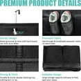 thumbnail image 3 of Bevtee 2 Pack Over The Door Shoe Organizer, 24 Mesh Pocket Back of Door Shoe Organizer with Hooks, Black, 3 of 10