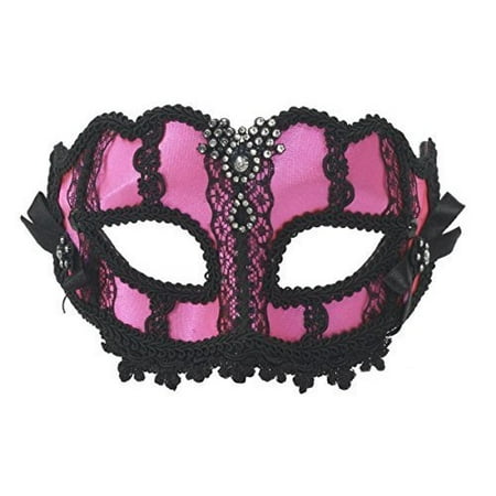 hot pink mardi gras beads