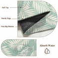 thumbnail image 6 of Small Round Rug 3Ft Washable Non-Slip, Green Leaves Circle Area Rugs for Living Room Bedroom, Summer Tropical Plants Botanical Silhouettes Indoor Floor Mats Carpet Runner for Home Decor, 6 of 8