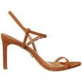 thumbnail image 6 of Sam Edelman Women's Sandals Heeled Ankle Strap, Stiletto Heel Slingback Brown, 6 of 7