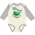 thumbnail image 3 of Inktastic Two Peas in a Pod with Faces Boys or Girls Long Sleeve Baby Bodysuit, 3 of 5