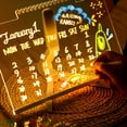 thumbnail image 1 of HLONK LED Acrylic Message Board  LED Note Board with 12 Colors Pen  Light Up Message Board for Writing  LED Dry Erase Drawing Board with Stand for Office School Home, 1 of 7