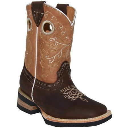 

The Western Shops Kids Boys Western Leather Cowboy Boot (Toddler/ Little Kid)