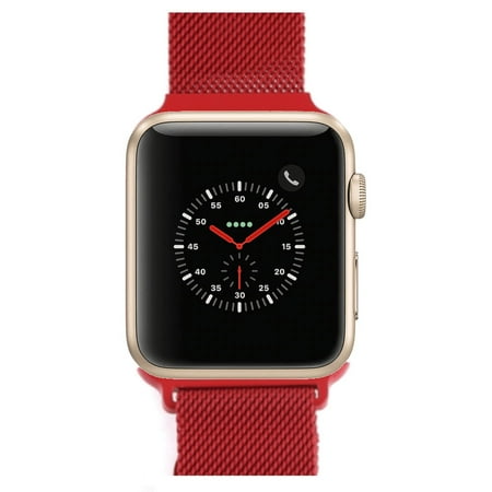 Apple Watch Series 2 - 38mm, WiFi - Gold with Red Milanese Loop - Scratch & Dent