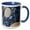 Blue/White, variant on 3drose, Usa, Washington, Olympic Np, Railto Beach, Stones, 15oz Mug
