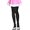 Black, variant on LAVRA Girl's Solid Tights Soft Polyester Full Length Stretchy Stockings
