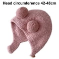 thumbnail image 2 of Bonnet d'Hiver pour Tout-Petit Bonnet à Rabat Unisexe Bonnet de Neige Chaud en Polaire pour Enfants, 2 of 5