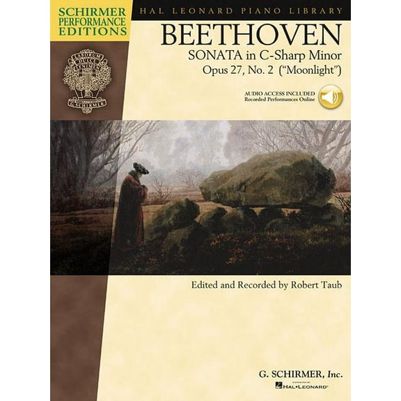 Schirmer Performance Editions: Beethoven: Sonata in C-Sharp Minor, Opus 27, No. 2 (Moonlight) Book/Online Audio (Other)