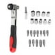 thumbnail image 1 of Juego de 23 piezas de dados con punta de estrella Torx extra largos para reparación mecánica, 1 of 13