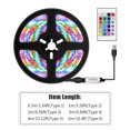thumbnail image 4 of RGB LED Light Strip with 24-Button Remote Control, 16 Colors, Flexible LED Lights, Waterproof TV Backlight, USB Powered, Suitable for Home Decoration, 4 of 6