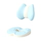 thumbnail image 3 of Almohada de apoyo para la espalda y cojín tipo dona para sentarse, almohada transpirable para la zona lumbar Azul, 3 of 9