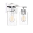 thumbnail image 3 of 2 Light Bath Bar-Transitional Style with Contemporary and Modern Inspirations-9.75 inches Tall By 13.25 inches Wide Bailey Street Home 159-Bel-3088608, 3 of 4