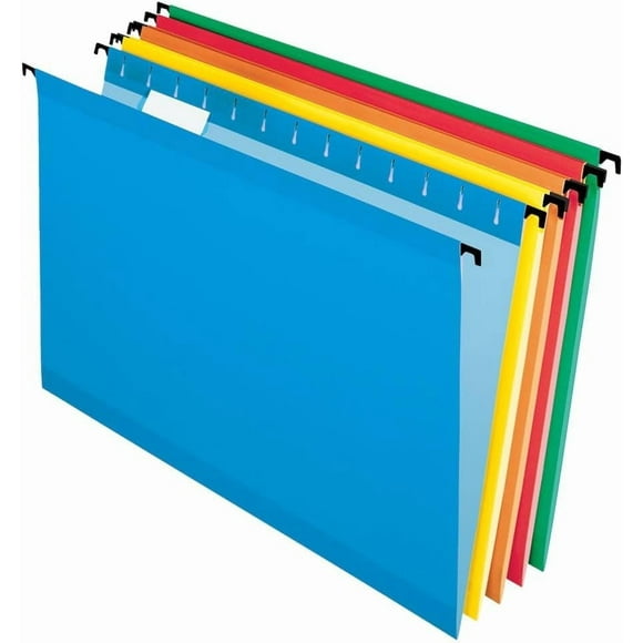 Hanging File Folders SureHook Reinforced Legal Size ; Capacity Poly-Laminate Edges - for Office Filing Systems and Long-Term Document Storage