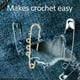 thumbnail image 3 of Pernas de broche de seguridad de 50 piezas Pins con agujeros de agujas Pins Broche para Dy Jewelry Insignia, 3 of 7