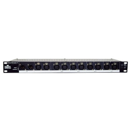 Chauvet DJ DATA STREAM 4 DMX 512 4 Outputs 3 & 5 Pin Universal Optical Splitter