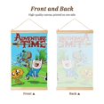 thumbnail image 2 of Adventure Time Wooden Shaft Hanging Poster Home Decor Poster Wall Art Painting For Living Room Bedroom 16"X24", 2 of 7