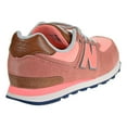 thumbnail image 3 of New Balance 574 Little Kids' Shoes Peach kl574-u3p, 3 of 6