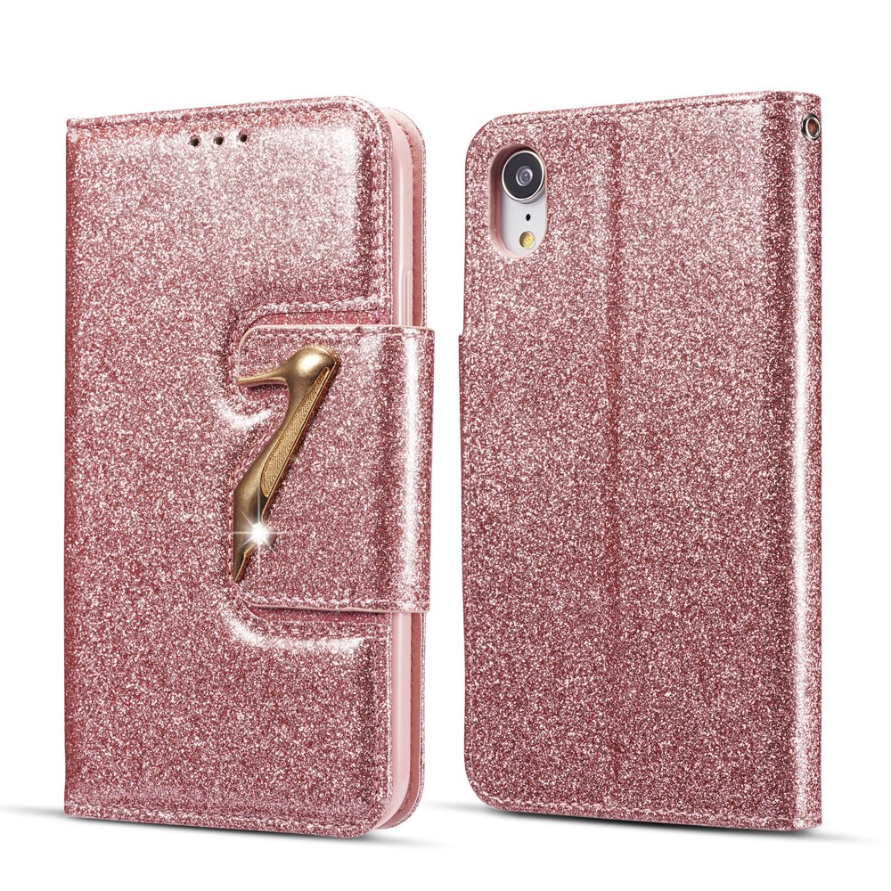 iPhone XR Case Wallet, iPhone XR 2018 Case, Allytech Glitter Bling
