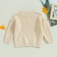 thumbnail image 4 of Douhoow Baby Girl Floral Sweater Long Sleeve Knit Pullover Infant Fall Winter Warm Tops, 4 of 8