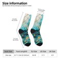thumbnail image 2 of Disketp Abstract Ocean Currents Unisex Crew Socks Lightweight Breathable Ventilation Ankle Socks, Mid-calf socks for Daily, 2 of 6