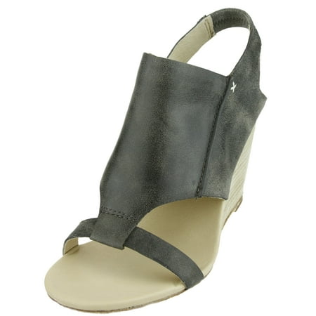 

Koolaburra Women s Perez Distressed Leather Wedge Heel Sandals 3 Colors