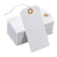 thumbnail image 1 of 100 etiquetas de regalo con cuerda, etiquetas colgantes de regalo, etiquetas de papel para decoración del hogar, etiquetas colgantes en blanco para el 12x6cm, 1 of 8