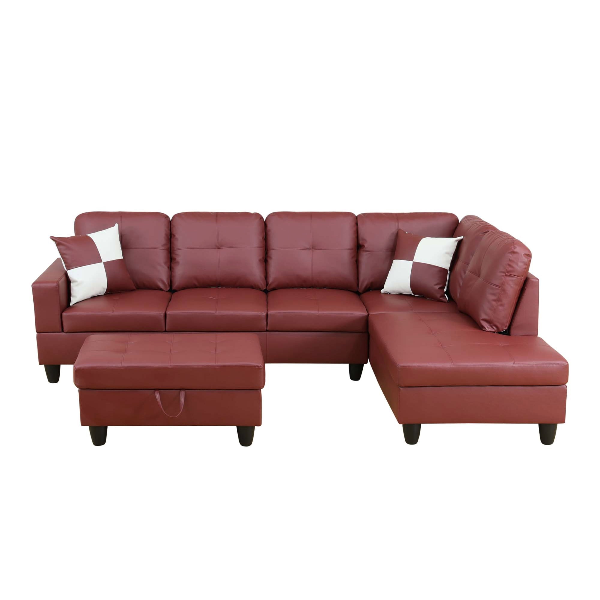 MAYEERTY Modern Adult 3-Piece Couch Set Versatile Design Comfortable Seating Stylish Living Room Decor