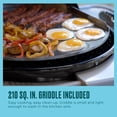 thumbnail image 5 of Charbroil Bistro Pro™ Electric Grill & Griddle + Charcoal Mode, Black, 5 of 12
