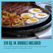 Charbroil Bistro Pro™ Electric Grill & Griddle + Charcoal Mode, Black