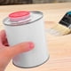 thumbnail image 5 of Lata de almacenamiento de pintura vacía, lata de metal con tapa, cubo de pintura portátil multifuncional pequeño de 0,5 l para pinturas, bricolaje, me, 5 of 9