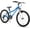 Blue, variant on Hiland 24 Inch Mountain Bike for Kids Age 7 + Year Old, Front Suspension Fork Kids' Bicycles for Teens,Blue