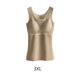 thumbnail image 4 of Minnieouse Ropa interior térmica de invierno para mujer, Top de alta elasticidad para mantener el calor, chaleco básico adelgazante informal, accesorio de Camisetas sin mangas Caqui 3XL Minnieouse  AP013374-20, 4 of 6