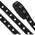 thumbnail image 2 of 6.25Yards Cotton Grommet Tape Eyelet Tape 1inch Wide Black Eyelet Grommet Tape Twill Tape with Silver Eyelet, 2 of 9