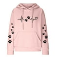 thumbnail image 4 of Enjoytime Oversized Sweatshirt for Women Casual Long Sleeve Drawstring Waffles Pullover Tops Loose Sweatshirts with Pocket Womens Hoodie Shirt, 4 of 4