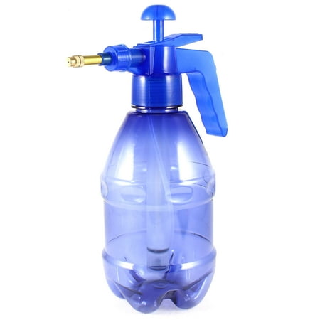 Unique Bargains Brass Nozzle 1.2L 1200ml Capacity Garden Chemical Spray Bottle Clear