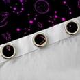 thumbnail image 4 of Manfei Kids Cartoon Planet Blackout Curtains Set of 2 (52x84 Each), Mystic Galaxy Constellation Window Curtains, Outer Space Curtains and Drapes, Window Curtains Decor, 4 of 6