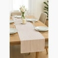 thumbnail image 3 of Fennco Styles Classic Striped Print Table Runner 16 x 54 Inch - Coral, 3 of 4