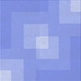 thumbnail image 1 of Ahgly Company Tapis de Zone Carré Lavable en Machine Bleu Ardoise Clair, 7 Pieds Carré, 1 of 7